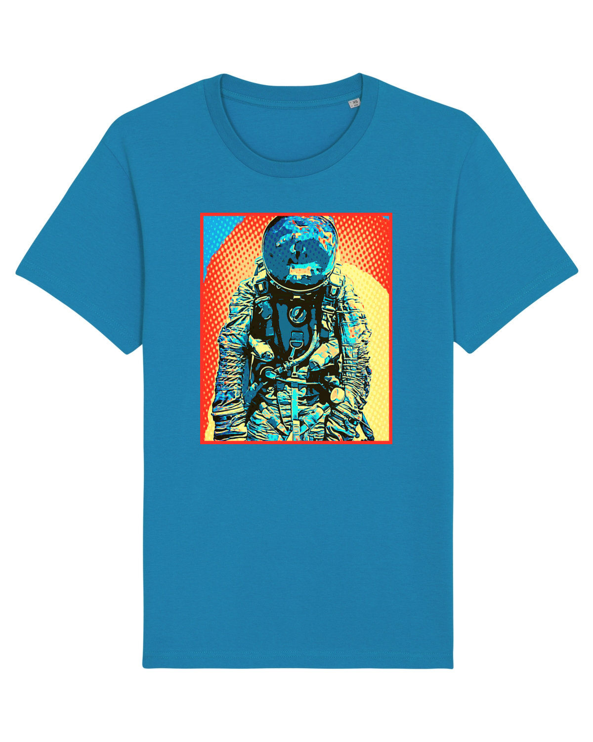 Tricou mânecă scurtă Unisex Rocker Azur