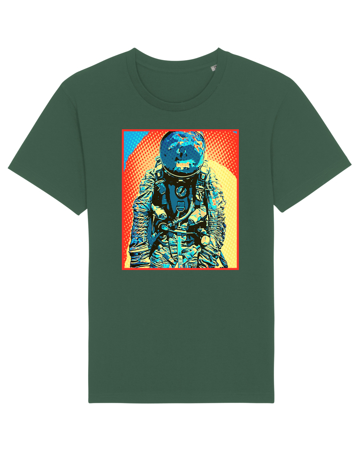 Tricou mânecă scurtă Unisex Rocker Bottle Green