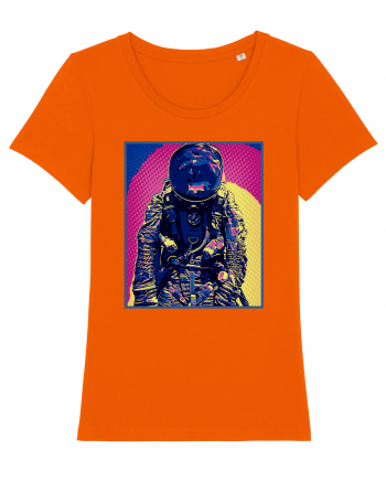 Retro Astronaut  Bright Orange