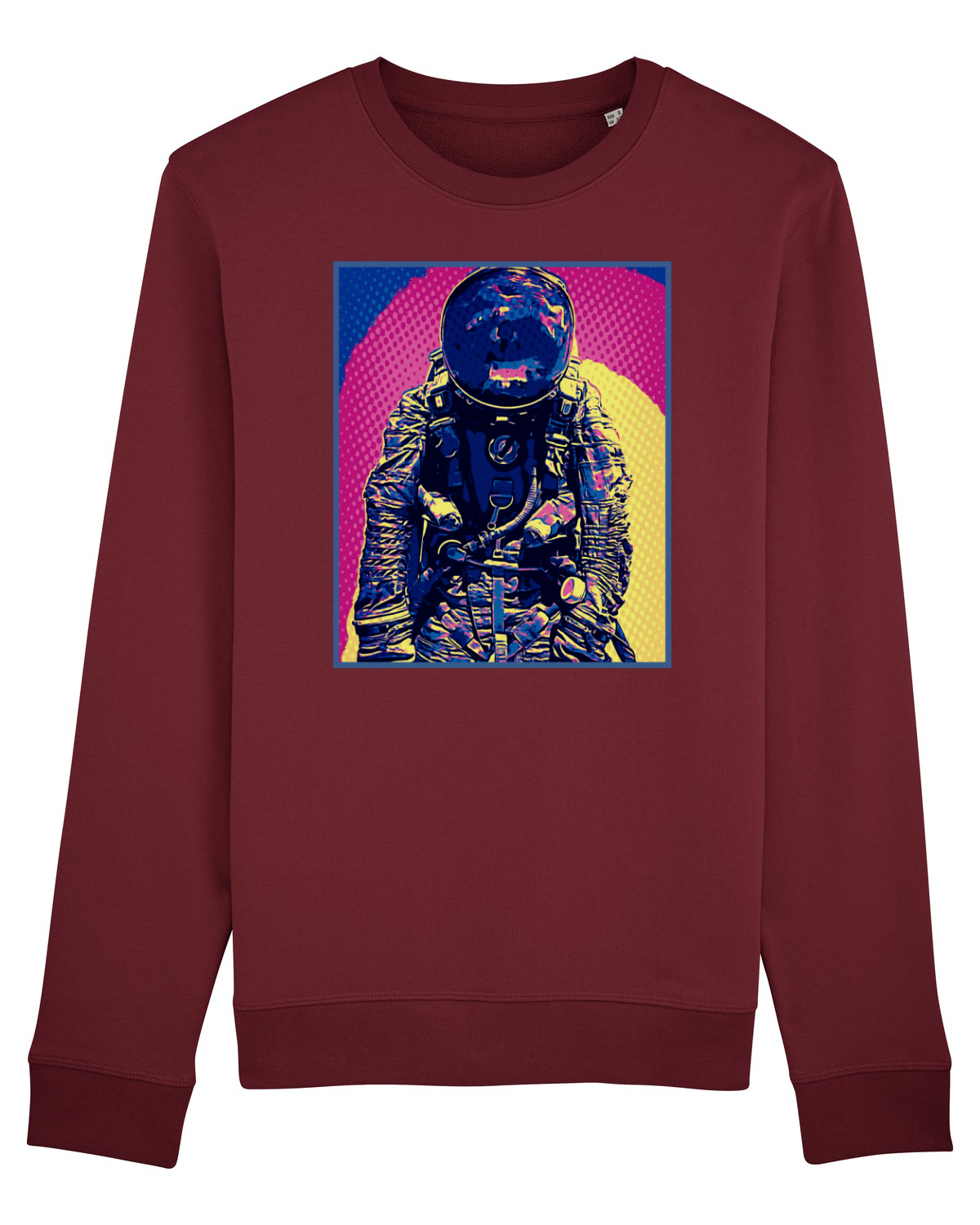 Bluză mânecă lungă Unisex Rise Burgundy