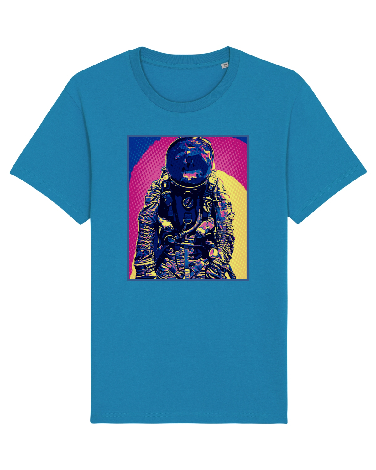 Tricou mânecă scurtă Unisex Rocker Azur