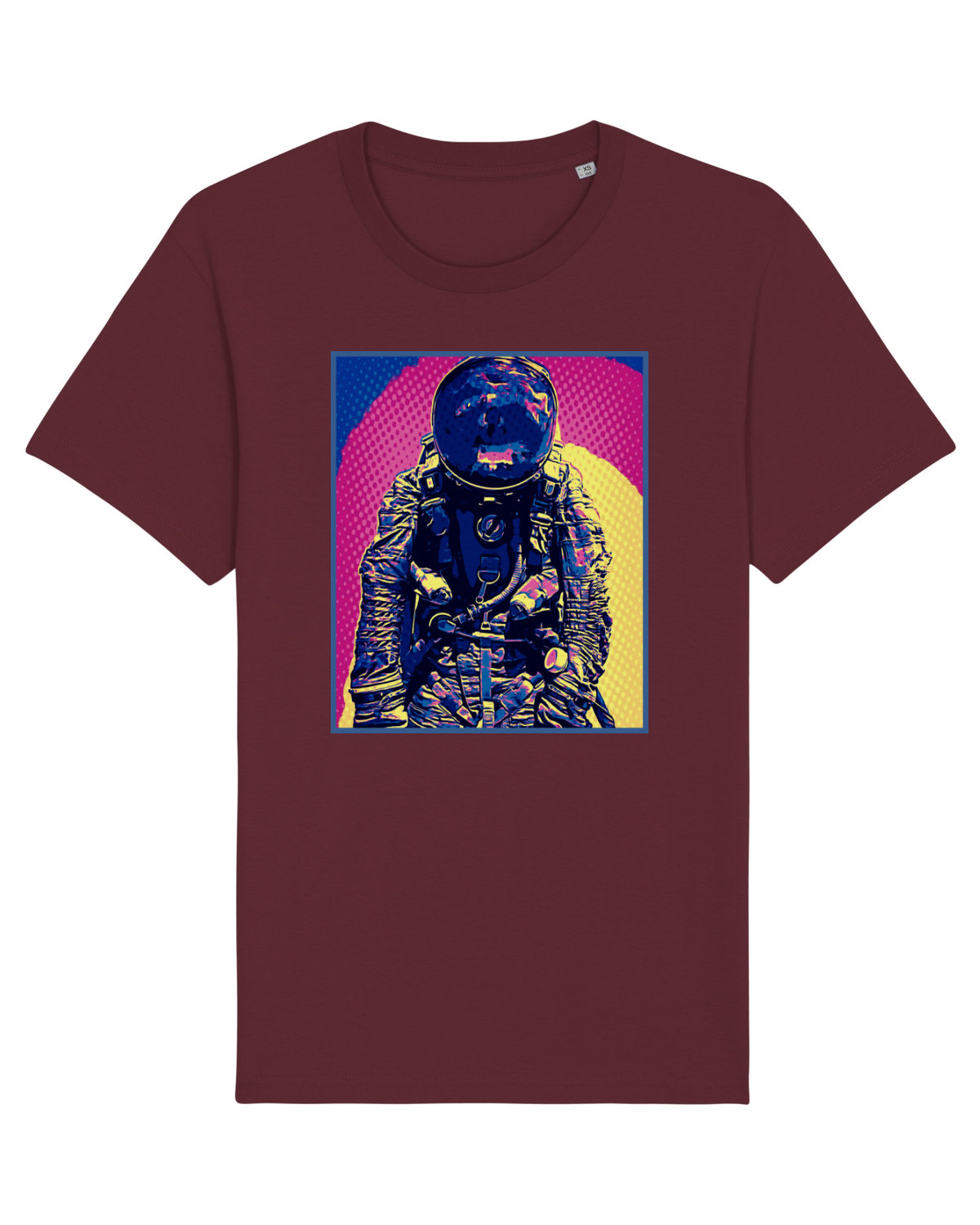 Tricou mânecă scurtă Unisex Rocker Burgundy