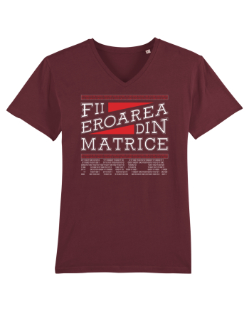Fii eroarea din matrice Burgundy