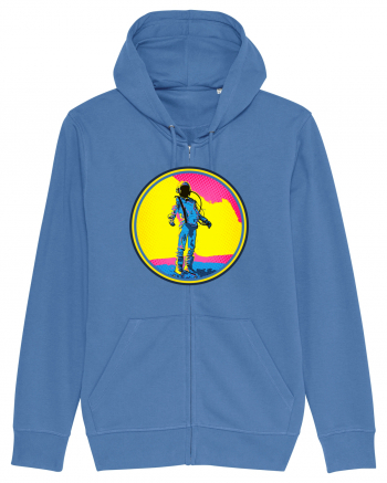 Retro Astronaut  Bright Blue
