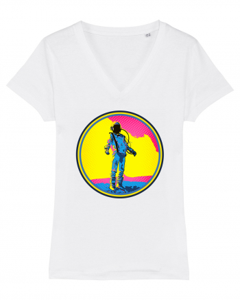 Retro Astronaut  White