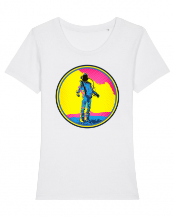 Retro Astronaut  White
