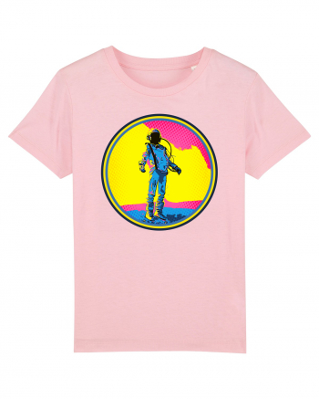 Retro Astronaut  Cotton Pink