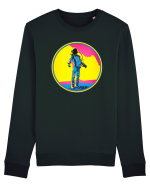 Retro Astronaut  Bluză mânecă lungă Unisex Rise