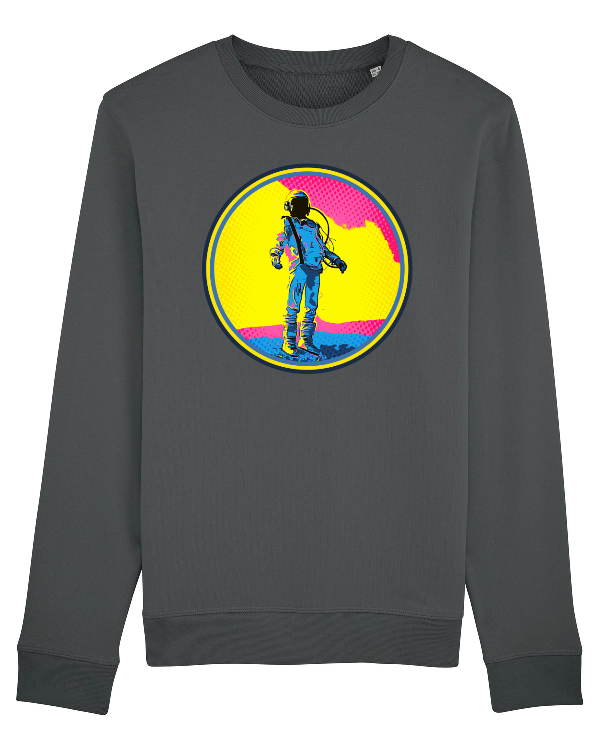 Bluză mânecă lungă Unisex Rise Anthracite