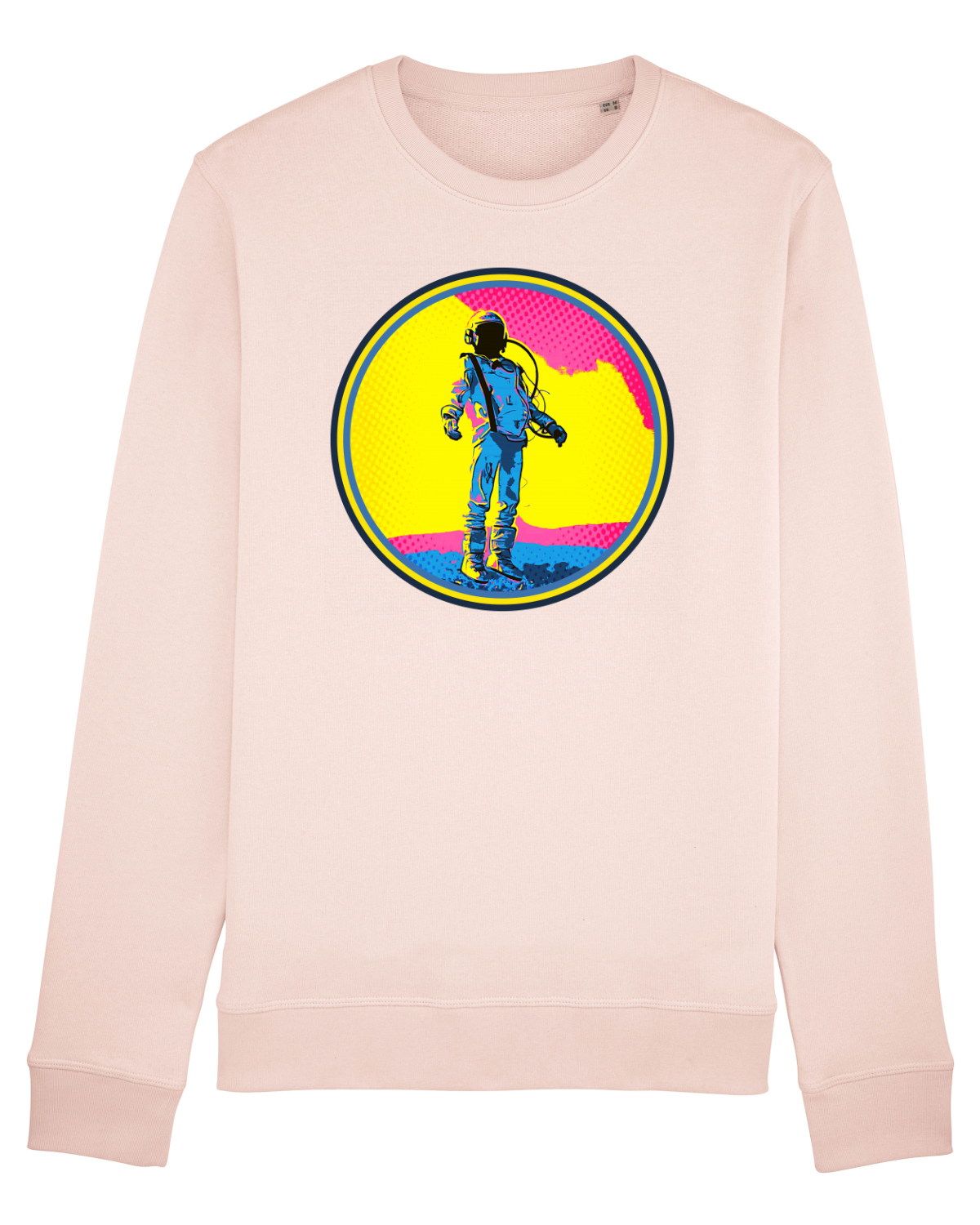 Bluză mânecă lungă Unisex Rise Candy Pink