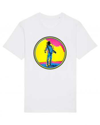 Retro Astronaut  White