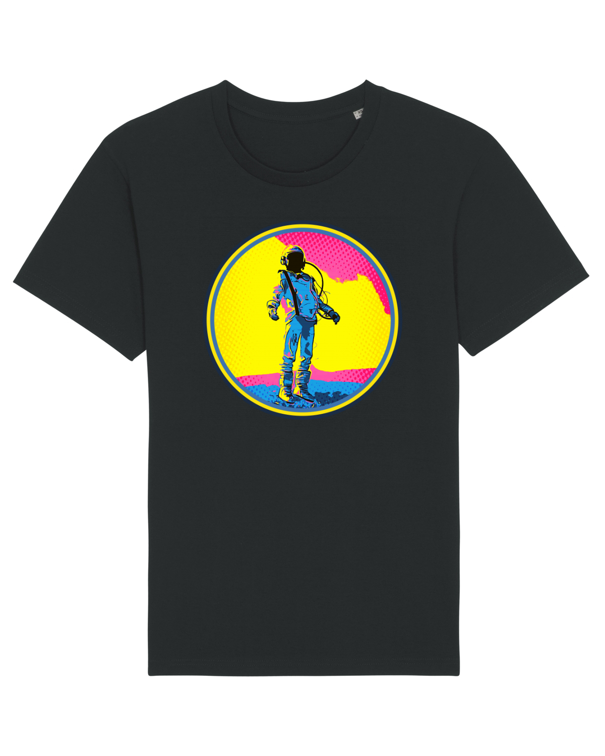 Tricou mânecă scurtă Unisex Rocker Black