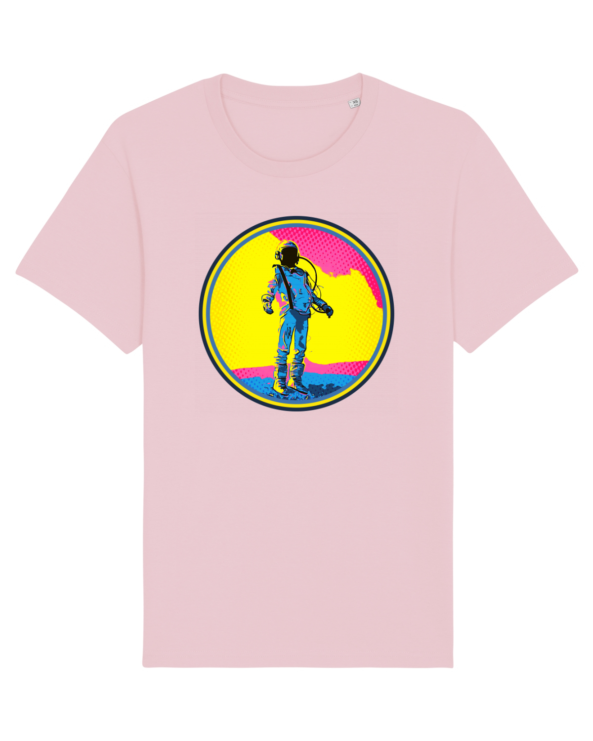 Tricou mânecă scurtă Unisex Rocker Cotton Pink