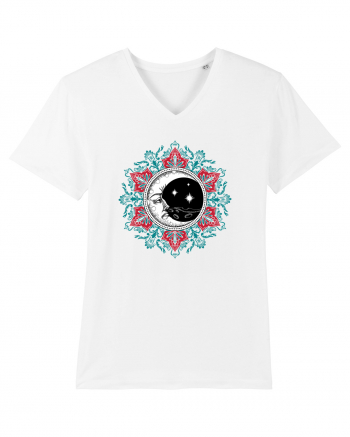 Mandala cu Luna Yoga White