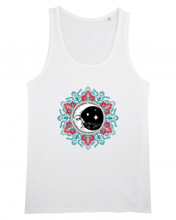 Mandala cu Luna Yoga White