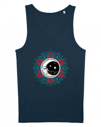 Mandala cu Luna Yoga Navy