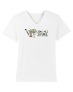 coming winter is Tricou mânecă scurtă guler V Bărbat Presenter