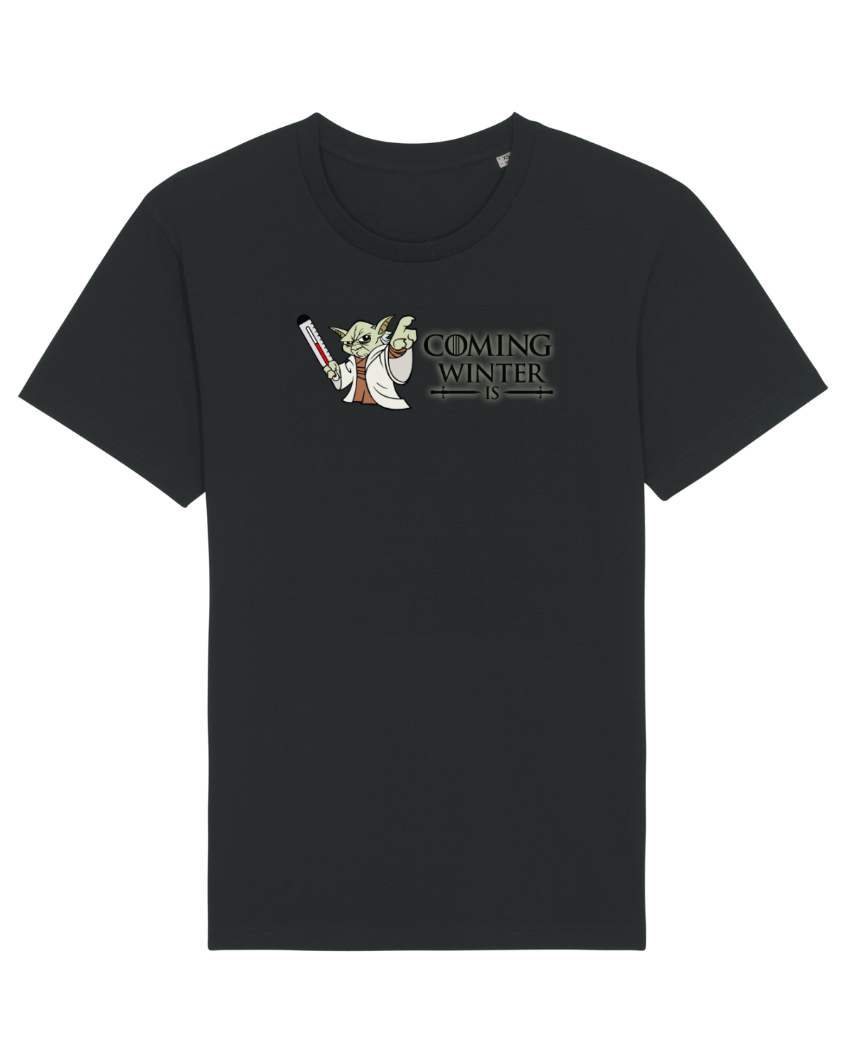 Tricou mânecă scurtă Unisex Rocker Black