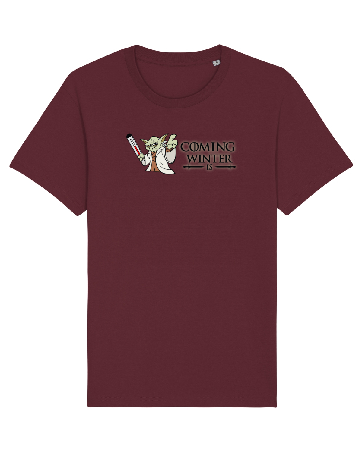 Tricou mânecă scurtă Unisex Rocker Burgundy