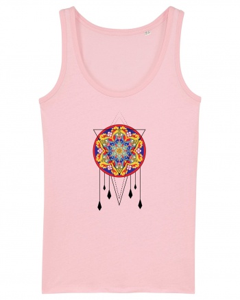 Mandala in Dreamcatcher Cotton Pink