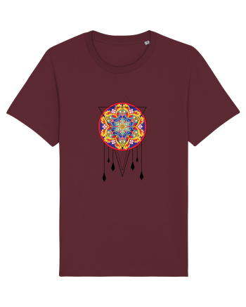 Mandala in Dreamcatcher Burgundy