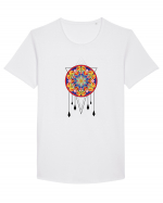 Mandala in Dreamcatcher Tricou mânecă scurtă guler larg Bărbat Skater