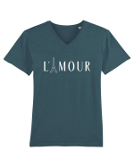 L'amour Tricou mânecă scurtă guler V Bărbat Presenter