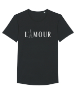 L'amour Tricou mânecă scurtă guler larg Bărbat Skater