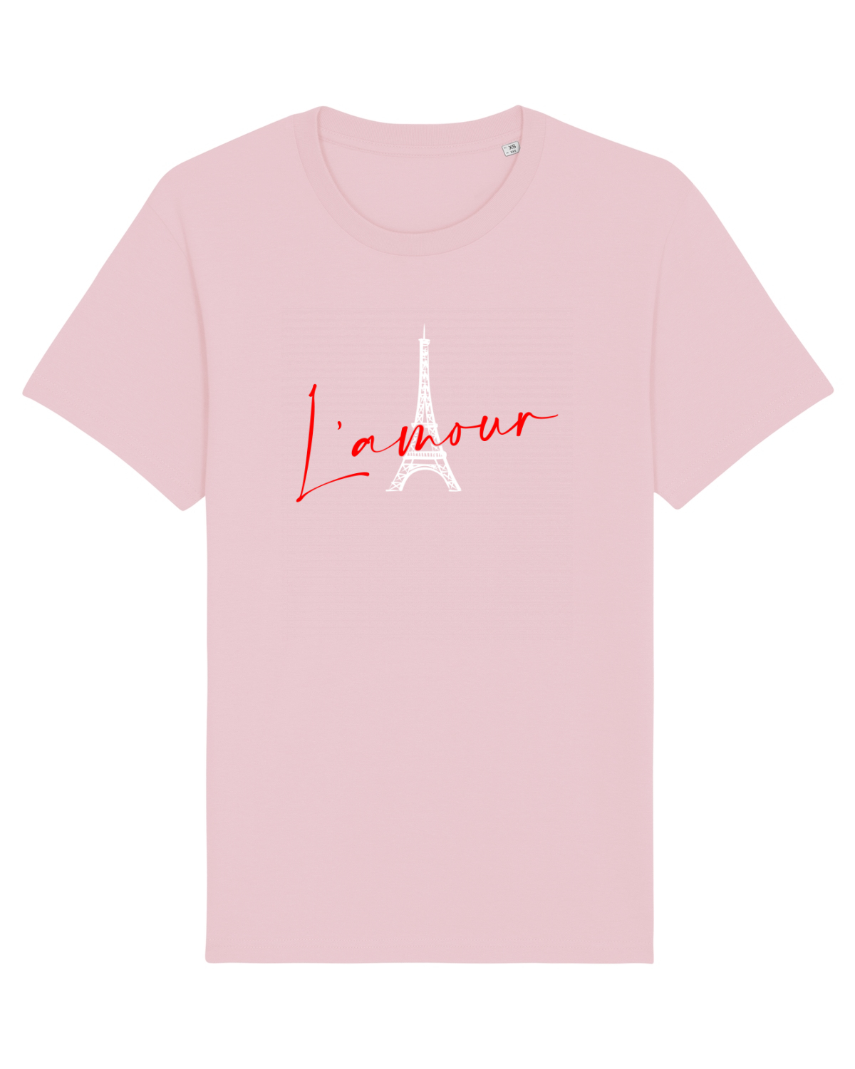 Tricou mânecă scurtă Unisex Rocker Cotton Pink
