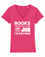 BOOKS Tricou mânecă scurtă guler V Damă Evoker