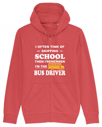 BUS DRIVER Carmine Red