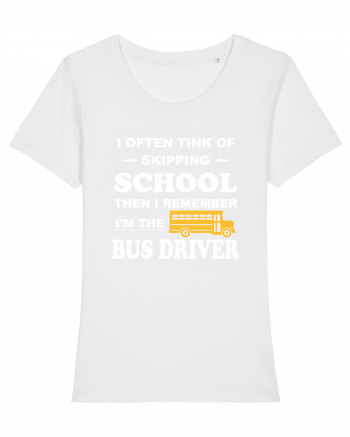 BUS DRIVER White