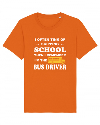 BUS DRIVER Bright Orange