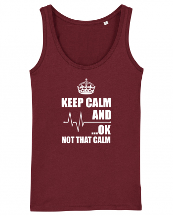 KEEP CALM Burgundy