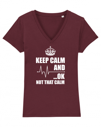 KEEP CALM Burgundy