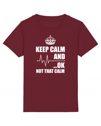 KEEP CALM Burgundy