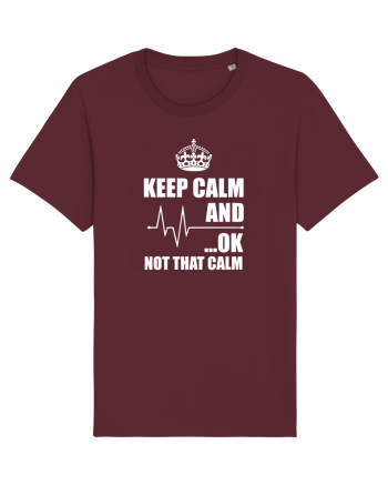 KEEP CALM Burgundy