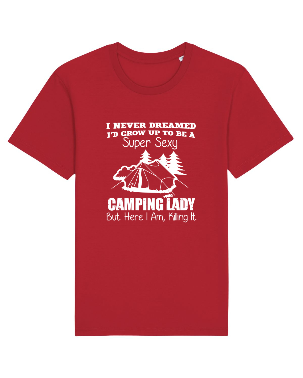 Tricou mânecă scurtă Unisex Rocker Red