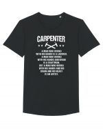 CARPENTER Tricou mânecă scurtă guler larg Bărbat Skater