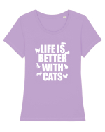 CATS Tricou mânecă scurtă guler larg fitted Damă Expresser