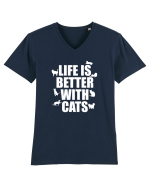CATS Tricou mânecă scurtă guler V Bărbat Presenter