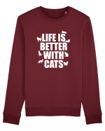 CATS Bluză mânecă lungă Unisex Rise