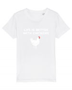 CHICKENS Tricou mânecă scurtă  Copii Mini Creator