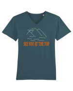 See you at the top Tricou mânecă scurtă guler V Bărbat Presenter