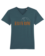 See you in the mountains Tricou mânecă scurtă guler V Bărbat Presenter