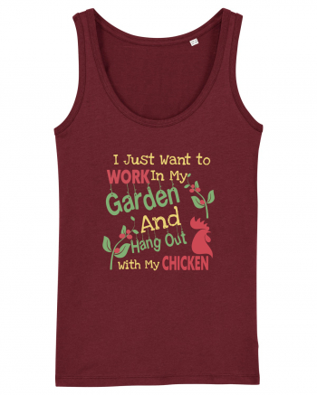 CHICKEN GARDEN Burgundy