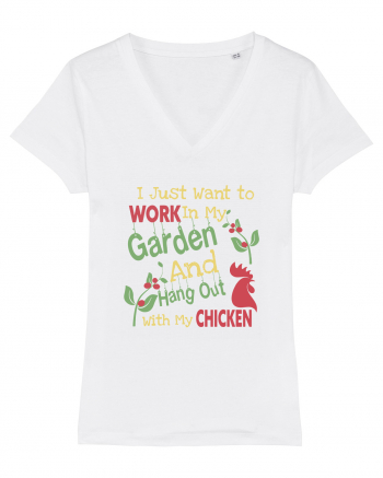 CHICKEN GARDEN White