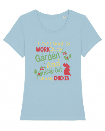 CHICKEN GARDEN Sky Blue