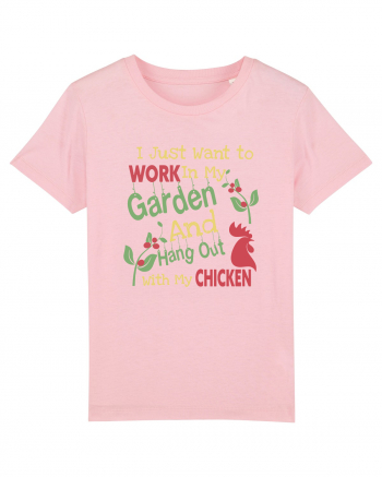 CHICKEN GARDEN Cotton Pink