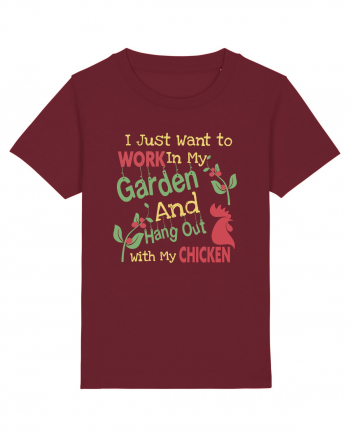 CHICKEN GARDEN Burgundy